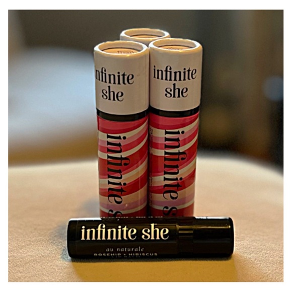 3️⃣NEW Margot Elena LIP BALMS Infinite She 💯% NATURAL FEARLESS Rosehip Hibiscus - Picture 2 of 12